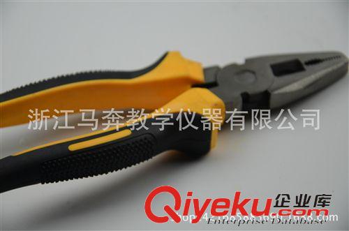 勞技教學儀器 美式電工鉗 省力鋼絲鉗 老虎鉗平口鉗子6寸/8寸zp電工工具原始圖片2
