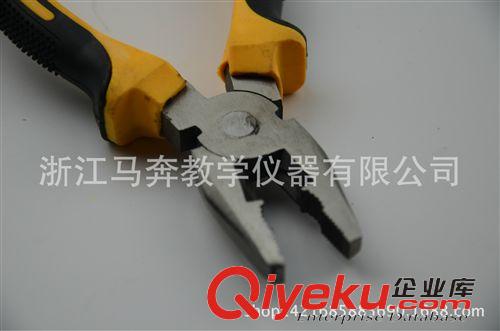 勞技教學儀器 美式電工鉗 省力鋼絲鉗 老虎鉗平口鉗子6寸/8寸zp電工工具原始圖片3