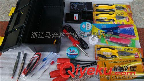 物理教學儀器 電子電工工具套裝 多功能五金工具箱 電工木工維修手動工具組套原始圖片3