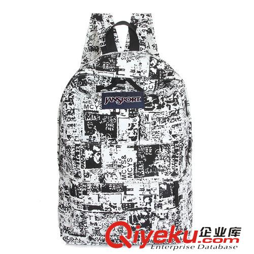 按材質(zhì)分 韓版米字國旗雙肩包歐美時尚潮流帆布包熱銷雙肩背包辛普森女包原始圖片2