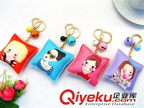 2元至多元精品店貨源 新品卡通大白掛件鑰匙扣帶鈴鐺十元店貨源百貨義烏精品批發