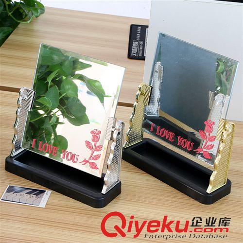 鏡子 C24007 雙面折疊便攜水晶面化妝小鏡子 9.9 十元店貨源 義烏批發(fā)