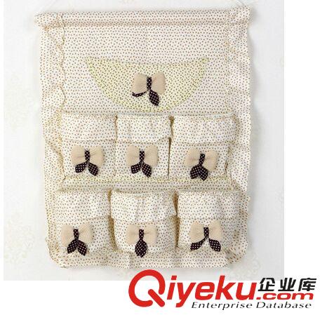 收納用品 田園布藝收納掛袋  9.9十元店貨源  義烏精品百貨批發(fā)原始圖片2