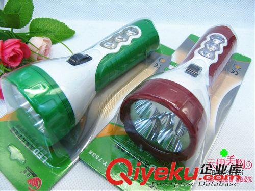 小電器 LED充電式手電筒 節(jié)能耐用 高亮聚光 9.9 十元店貨源 義烏批發(fā)原始圖片2