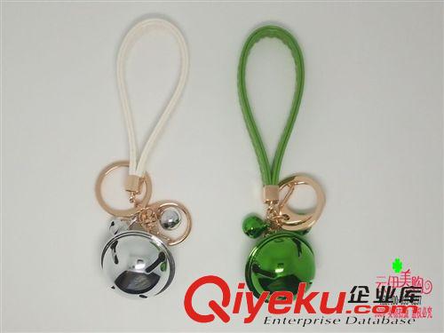 鑰匙扣 義烏精品批發 韓版創意 可愛大鈴鐺鑰匙扣 精美裝飾 十元店貨源原始圖片3