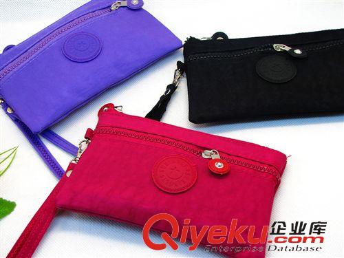包類 新款帆布彩色手機包 錢包 零錢包 雙拉十元點貨源 義烏精品批發原始圖片2