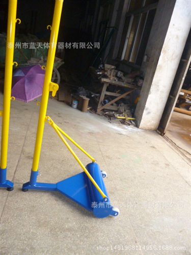 羽毛球柱、羽毛球配套用品 自配重移動休閑型羽毛球柱 海燕式羽毛球比賽網架柱子原始圖片3