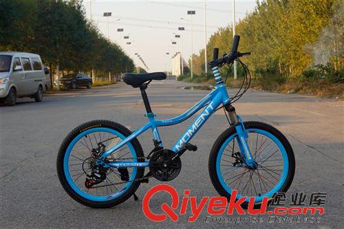 定做款自行車 20寸兒童山地自行車雙碟剎加厚加粗車架耐磨寬面車胎刀圈定做款原始圖片3
