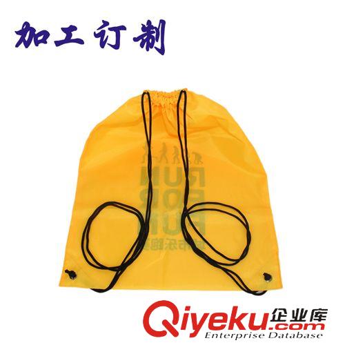 束口袋 廠家定制精美抽繩滌綸袋 可印刷指定LOGO滌綸收納束口袋批發(fā) 外貿(mào)原始圖片3