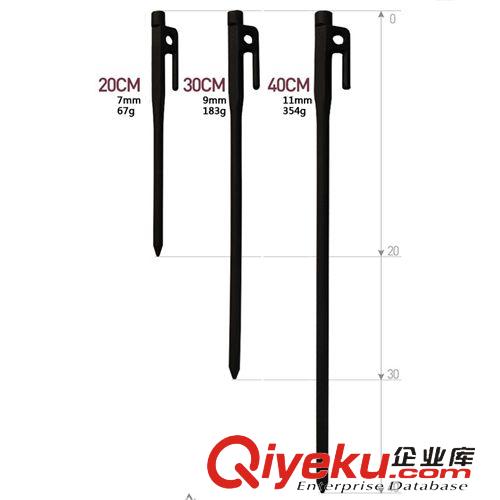 可OEM產(chǎn)品 外貿(mào)出口戶外加強加粗鑄鐵帳篷地釘沙灘雪地釘天幕鋼釘鍛釘20cm原始圖片3