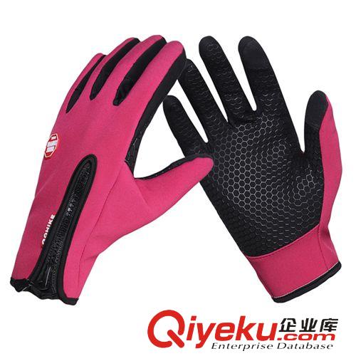 戶外服飾 防風(fēng)保暖手套運(yùn)動(dòng)登山冬季 導(dǎo)電觸控防滑戶外騎行男女款全指套原始圖片3