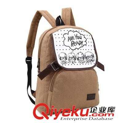 學(xué)生包   系列 小學(xué)生書包兒童新款可愛韓版時尚帆布雙肩包廠家直銷書包原始圖片2