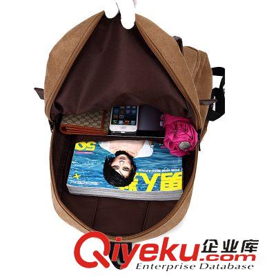 學(xué)生包   系列 小學(xué)生書包兒童新款可愛韓版時尚帆布雙肩包廠家直銷書包原始圖片3
