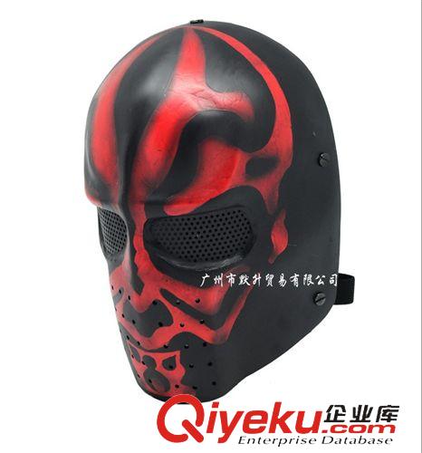 扣具.其他 埃利奧特-骷髏僵尸野戰裝備面具個性CS裝備全臉骷髏戰士面罩