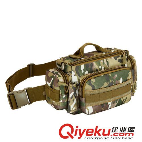 戶外攝影包 軍迷彩戶外腰包戰術胸包3P魔法相機腰包斜挎包男包多用騎行大腰包
