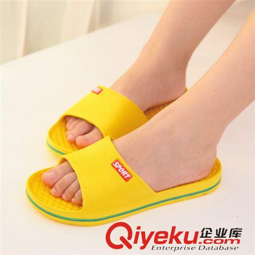 新品發(fā)布 韓國(guó)居家情侶涼拖鞋 夏季男女淋浴洗浴室內(nèi)厚底防滑家居拖鞋批發(fā)原始圖片3