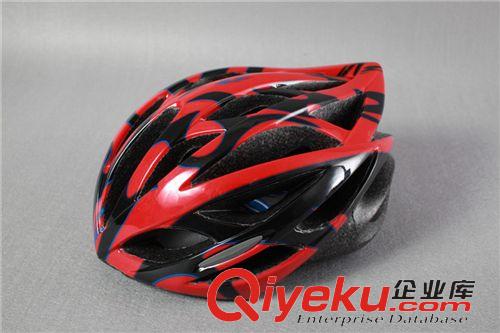自行車騎行頭盔 騎行頭盔護(hù)具 紅黑頭盔護(hù)具 輪滑運(yùn)動一體頭盔批發(fā) 品質(zhì)保證原始圖片3