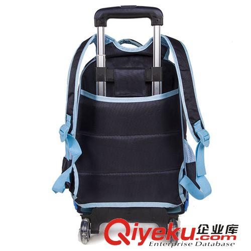 學(xué)生包 大容量減負(fù)小學(xué)生拉桿書包 時(shí)尚卡通奧特曼雙肩包 多功能可拆卸原始圖片2