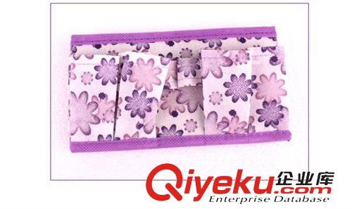 收納盒/Storage Box 韓版多用途化妝品收納盒/桌面收納盒/ 化妝盒-紫色小花原始圖片2