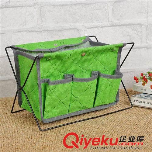 收納盒/Storage Box 可折疊竹炭鐵藝化妝品收納盒桌面首飾盒小物多功能收納袋原始圖片3
