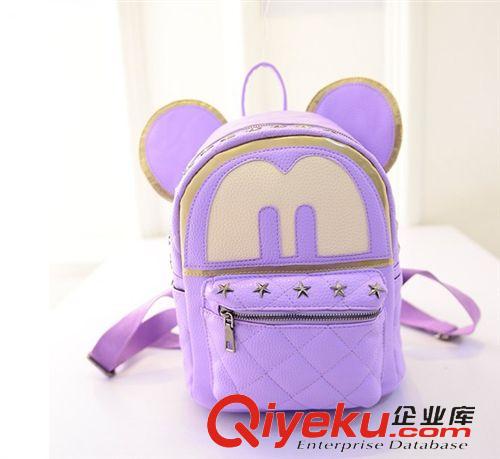 卡通書包/Cartoon Backpack 兒童減壓雙肩包男女童潮背包中小童學生書包旅行包米奇頭卡通背包原始圖片3