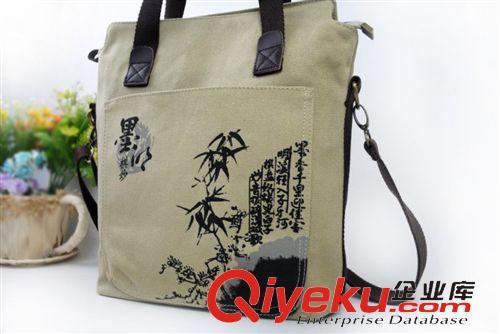 中國風(fēng)手提包/背包/Hand Bag 流行休閑百搭個性男士帆布包 2015秋冬新款手提包, hand bag原始圖片3