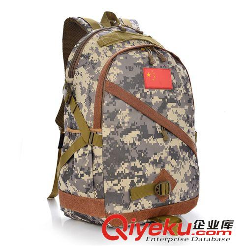 戶外迷彩、軍迷包 批發2015新款男雙肩包韓版大容量戶外旅行背包迷彩帆布包學生書包