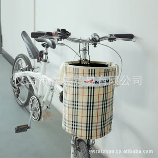 車(chē)籃 acacia 折疊自行車(chē)筐 單車(chē)簍 山地車(chē)車(chē)筐 帶蓋 自行車(chē)籃子