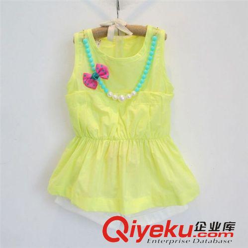 主打款 豪銘貝貝一件代發(fā)品牌韓版品質(zhì)童裝夏款新品 女童夏季吊帶連衣裙
