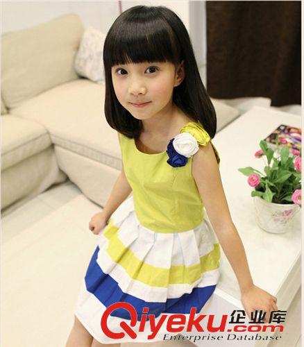 裙子 韓版女童連衣裙夏裝2015新款童裝兒童背帶裙寶寶公主裙小女孩裙原始圖片3