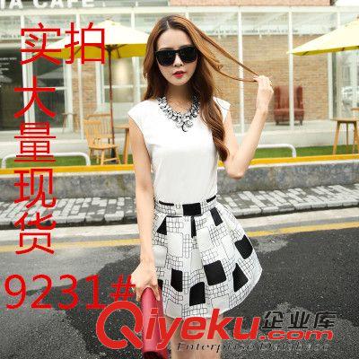 5月30號(hào)新款 2015夏季韓版新款女裝棉麻兩件套連衣裙復(fù)古中長(zhǎng)款套裝裙女