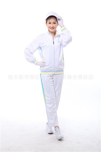 健身操長袖套裝 運動套裝批發(fā) 廠家直銷女式健身套裝 純色運動休閑透氣防風套裝