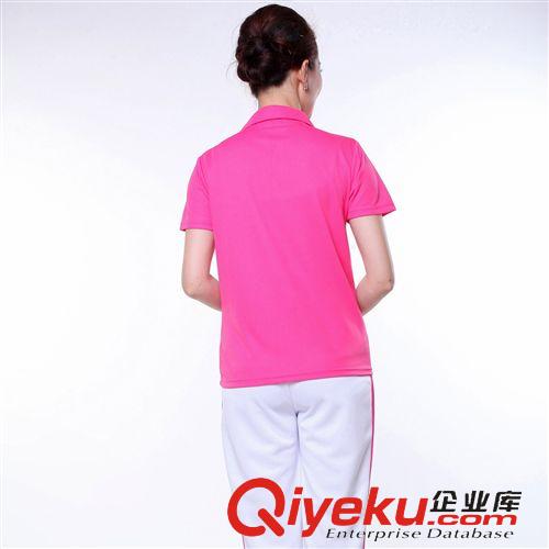健身操短袖套裝 2015新款健身套裝 女式休閑運(yùn)動(dòng)套裝 透氣粉色柳葉套裝 廠家批發(fā)原始圖片2
