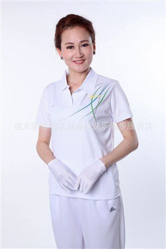 健身操短袖套裝 2015新款運(yùn)動(dòng)套裝 健身操套裝 廣場(chǎng)舞套裝 質(zhì)量保障 廠家現(xiàn)貨批發(fā)原始圖片2