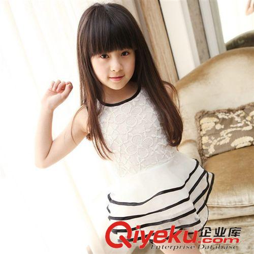 夏裝 童裝女童連衣裙夏裝2015新款波點兒童公主連衣裙女孩圓點背心裙子