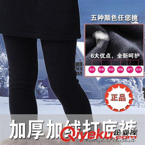 春秋款 2014秋冬新款女童褲子裙褲 純色加絨加厚卡通打底裙褲 一件代發(fā)