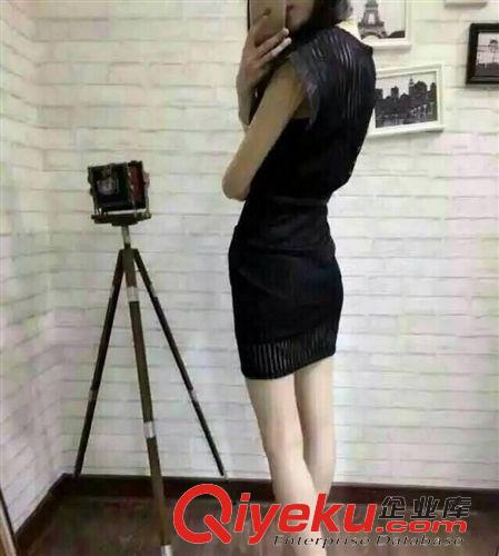 連衣裙 2015夏季新款時尚清新甜美修身顯瘦女裝連衣裙批發(fā) 一件代發(fā)原始圖片3