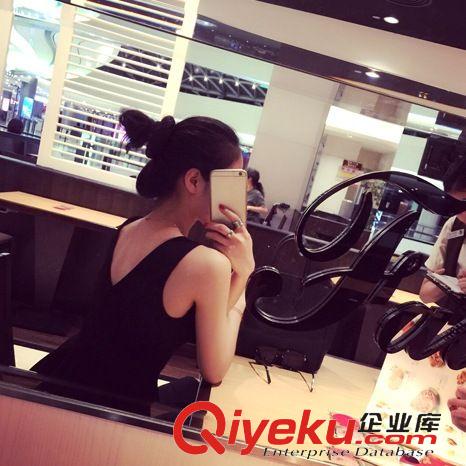 5月10號新款 {dj2}定制 超顯瘦前后V領(lǐng)連衣裙短裙原始圖片2
