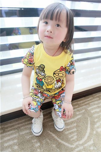 幼童專區 童裝2015新款男童套裝韓版寶寶衣服1-2-3-4-5歲小男孩子兒童夏裝