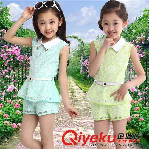 女童專區(qū) 2015新款夏裝女童圓點(diǎn)連衣裙牛仔小女孩裙子女童裝一件代發(fā)next