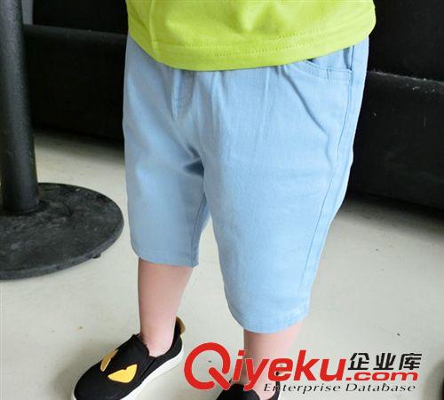 2015夏裝{dy}波 男童褲純棉 兒童棉麻休閑褲2015夏裝童裝潮糖果色寶寶褲子