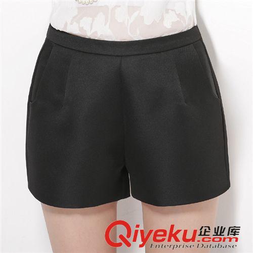 短褲/熱褲 春夏新品質短褲夏季闊腿褲OL氣質顯瘦A字短褲休閑女褲原始圖片3