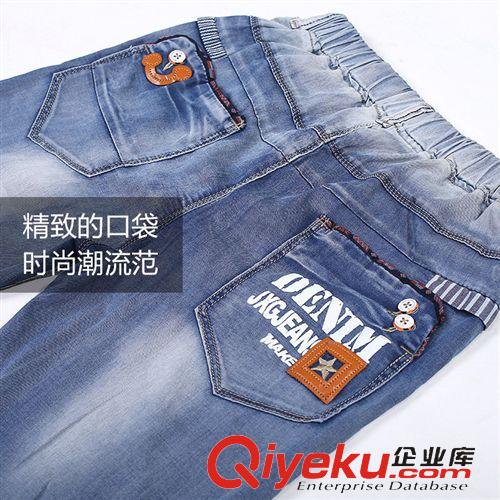 2015-4月30日上新 一件起批童裝兒童牛仔褲 男童馬褲 2015新款外貿(mào)童裝兒童7分褲夏