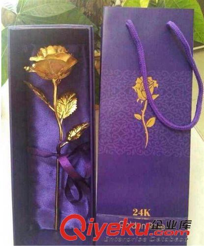 2015 0129 H521金箔玫瑰 金玫瑰 24k金箔玫瑰花情人節(jié)禮物結(jié)婚創(chuàng)意婚慶禮品原始圖片3
