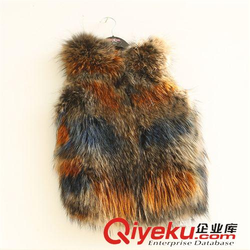 童皮草定制 秋冬新款2014海寧進口水貂中長款 品牌女大小兒童裝皮草風衣外套
