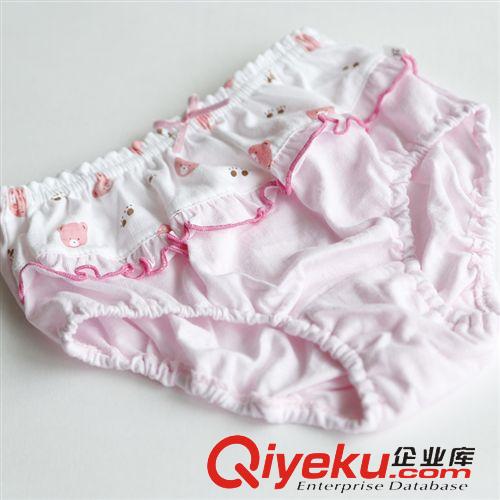 童內(nèi)褲 家居服 浴袍 有機(jī)棉純棉 中小bb兒童內(nèi)褲 透氣全棉三角內(nèi)褲 寶寶面包短褲原始圖片2