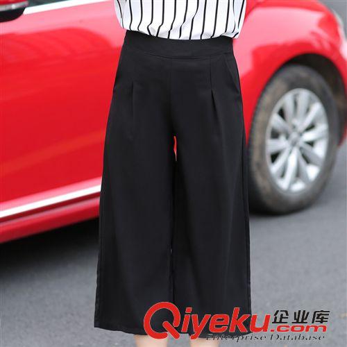 5月新款  女套裝闊腿褲  歐洲站套裝 夏裝新款時(shí)尚短袖T恤小香風(fēng)兩件套潮原始圖片3