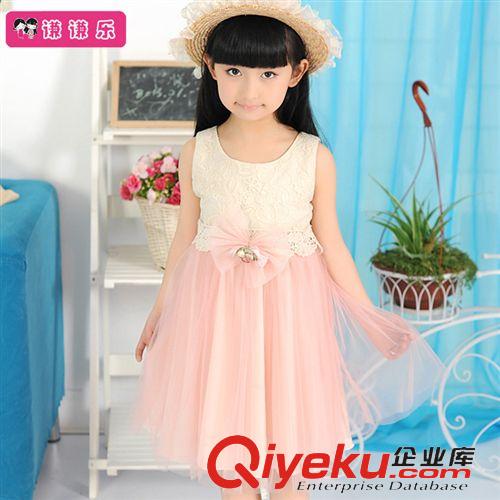 「夏裝」精品 品質(zhì)童裝夏款新品 中大女童波點無袖連衣裙 廣州夏季韓版公主童裙