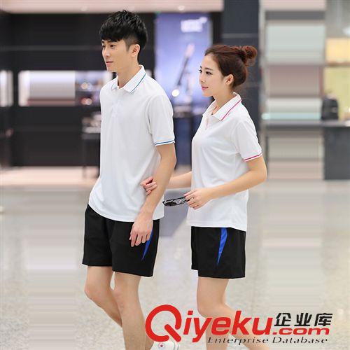 情侶套裝 2015短袖情侶運(yùn)動套裝男短褲夏運(yùn)動服套裝女休閑運(yùn)動