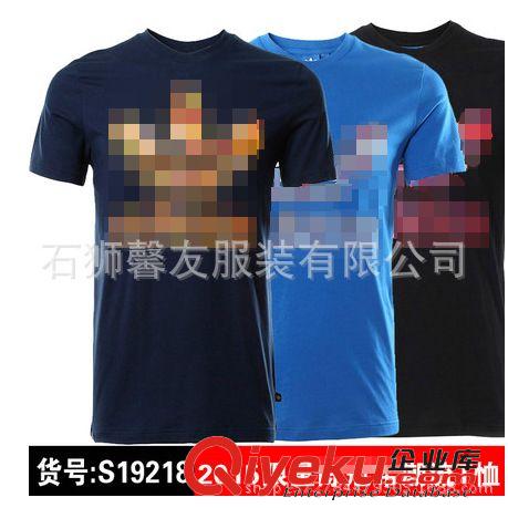 男士T恤 2015夏季新款v領t恤修身型純棉短袖男士V領男裝t恤批發原始圖片2